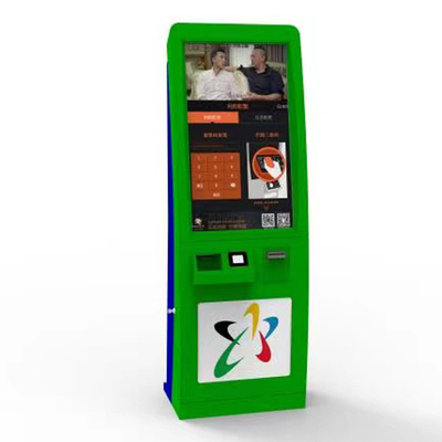 Kiosk thanh toán bằng màn hình cảm ứng 43 inch tự phục vụ Kiosk nhận tiền mặt